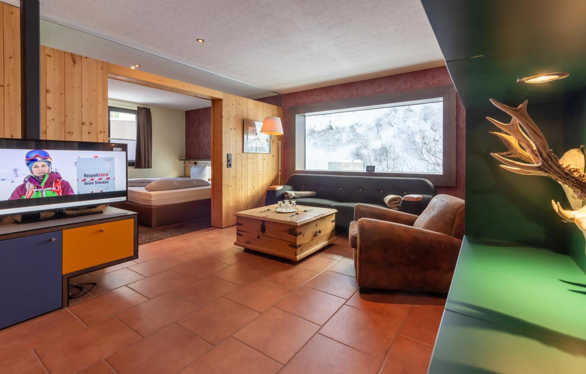 שטובן אם ארלברג Wohlfuehlhotel Hubertushof מראה חיצוני תמונה